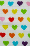 Tula Blankets - Rainbow Hearts Avery